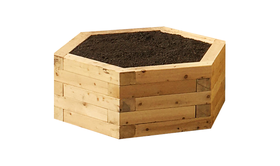 bufco hex series raised garden bed