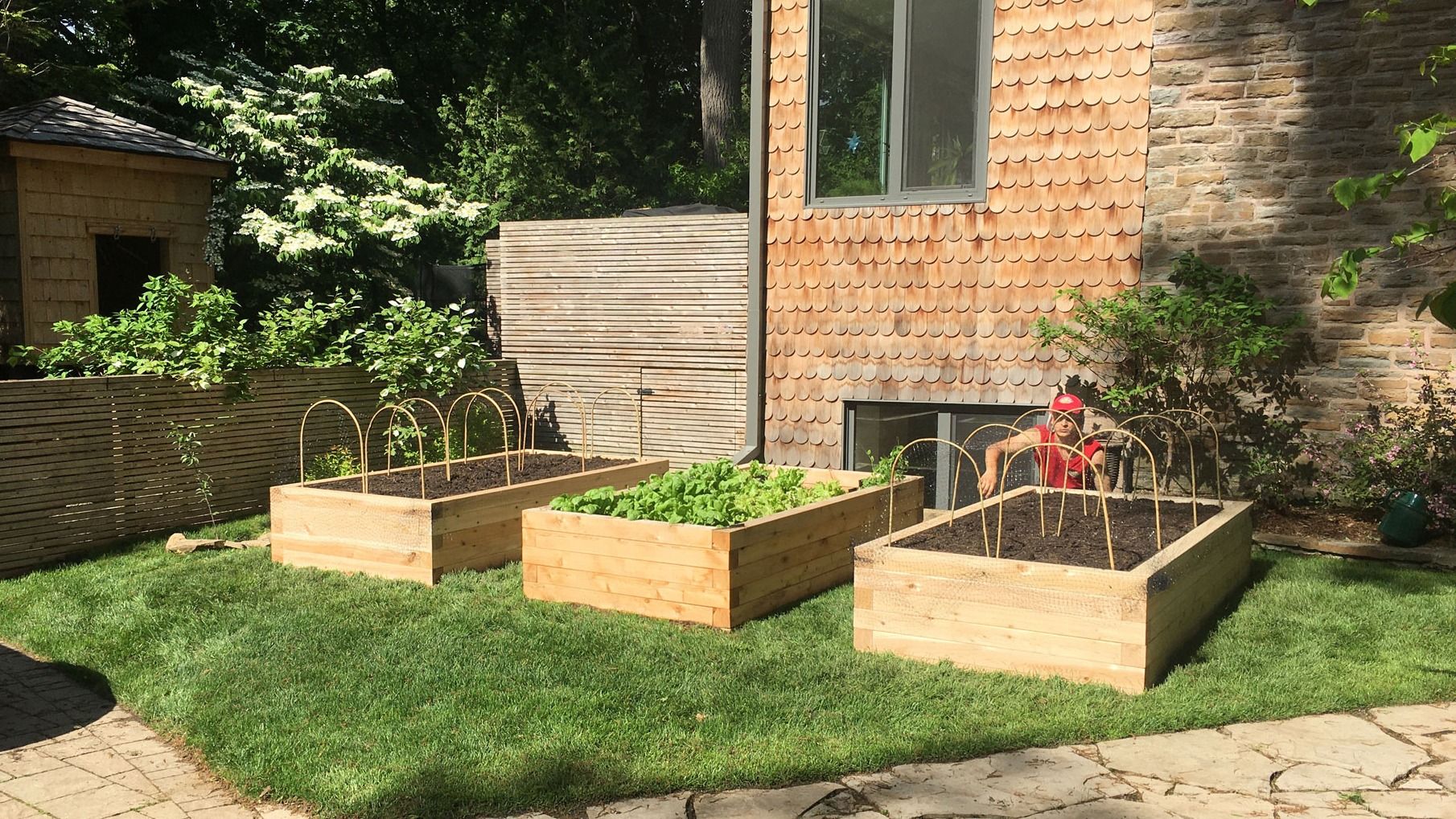 bufco square post raised garden bed