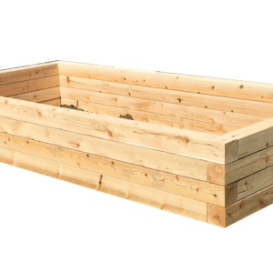 bufco square post series raised garden bed