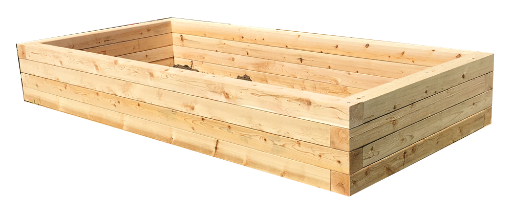 Square Post Series Raised Bed Kit